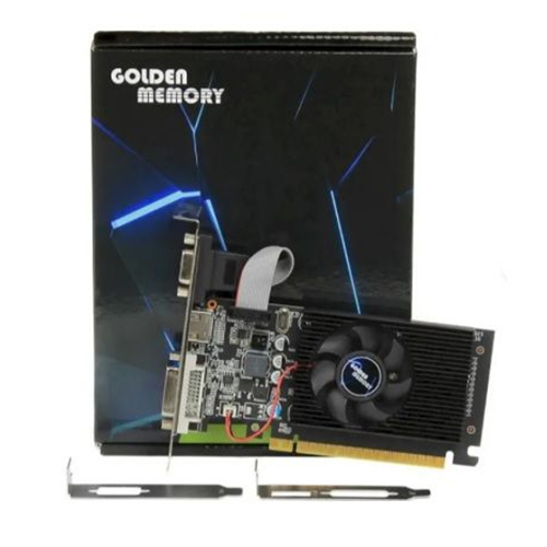 PL VIDEO GT610, 2GB, DDR3, 64BIT, GOLDEN MEMORY
