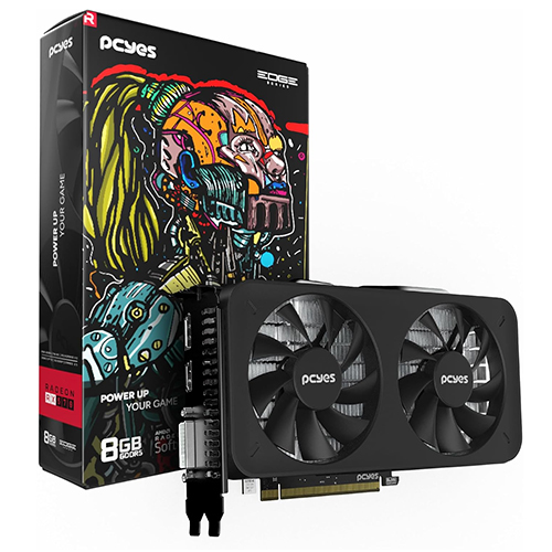 PL VIDEO RX 570, 8GB, GDDR5, 256BITS, EDGE, PVEX5708GBB2F