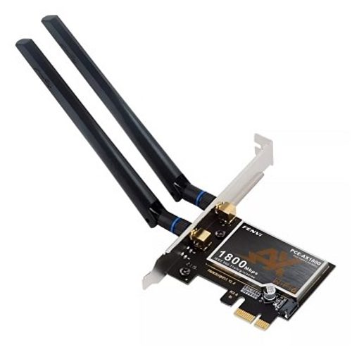 PLACA DE REDE PCI-E, AX1800, WIFI 6 + BT 5.2, FENVI