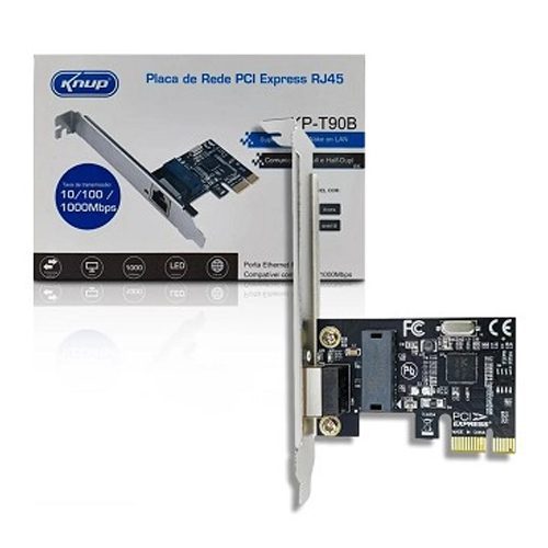 PLACA DE REDE PCI-E GIGABIT, KNUP, T90B