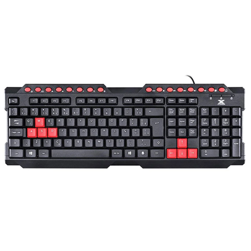TECLADO GAMER DRAGON, PT_VERM, GT100