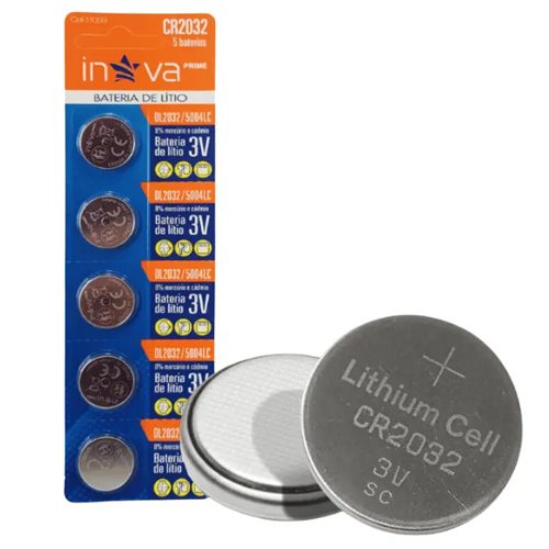 BATERIA CR2032 CARTELA (5 UND) INOVA