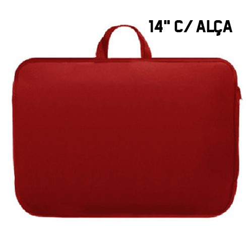 CAPA NOTE 14" C/ALÇA VERMELHO