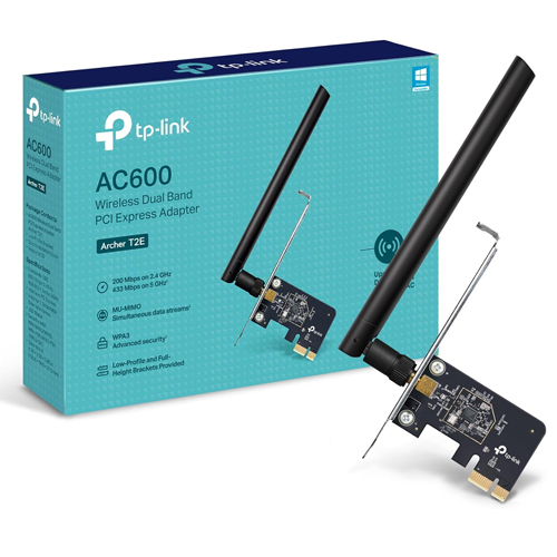 PLACA DE REDE PCI-E, AC600, WIFI 5, ARCHER T2E TP-LINK