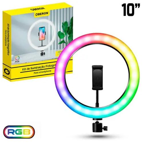 RING LIGHT 10", RGB, OBERON, OR-PL10R