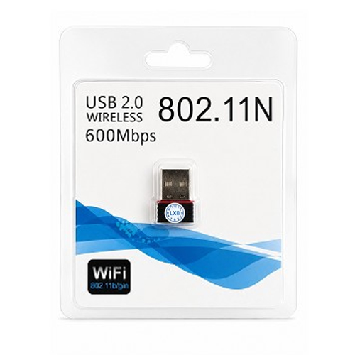 ADAPTADOR NANO WIFI 2.4GHZ, 600MBPS