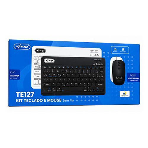 KIT TEC+MOU S/FIO, BLUETOOTH, KNUP, TE127