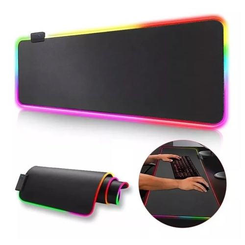 MOUSE PAD GAMER RGB, 80x30x4 cm, KNUP, KP-S011