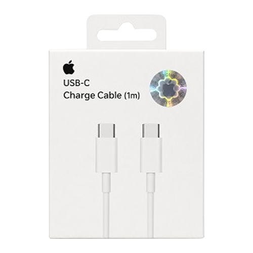 CABO TIPO C / TIPO C, CHARGE CABLE (1M), APPLE, 1ª LINHA,