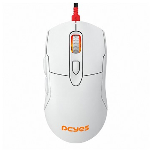 MOUSE GAMER MALUS, 12400DPI, RGB, WHITE, PCYES, PMGMWG