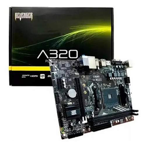 PL MÃE A320, AMD AM4, NVME, DDR4, REVENGER